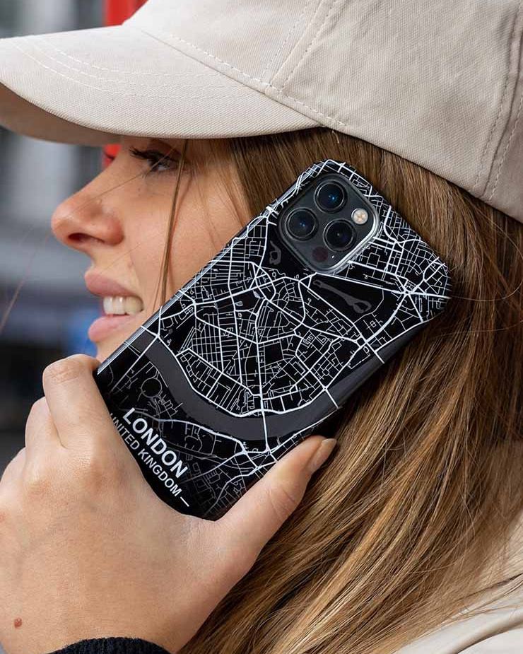 Husă de telefon CityMarble™ cu harta orașului