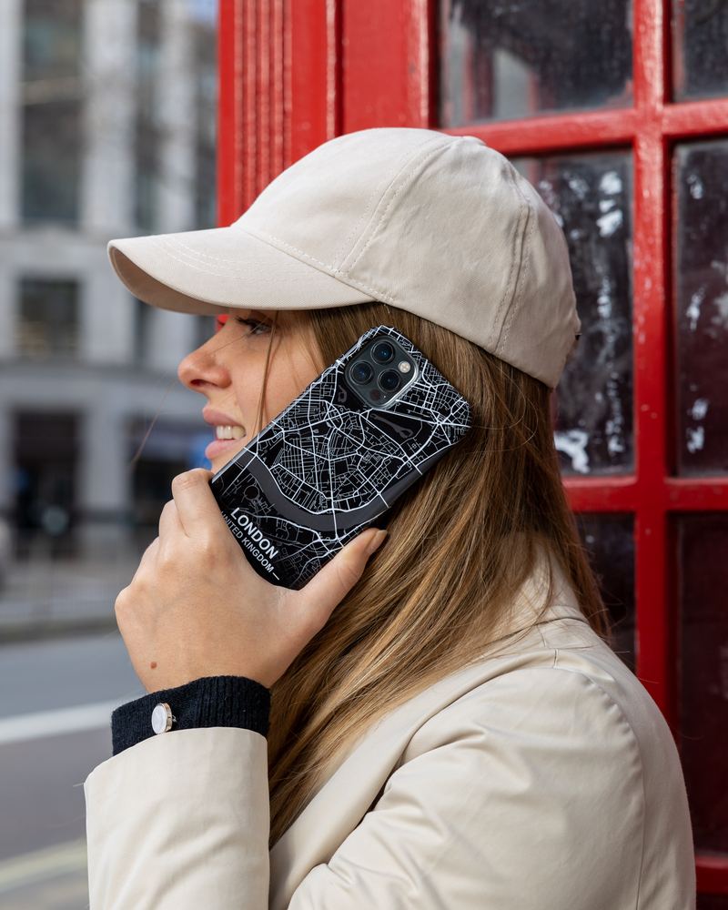 Husă de telefon CityMarble™ cu harta orașului