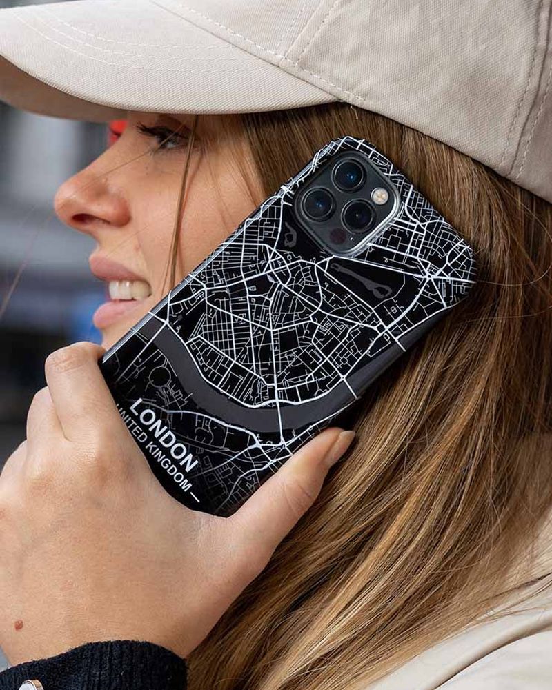 Husă de telefon CityMarble™ cu harta orașului